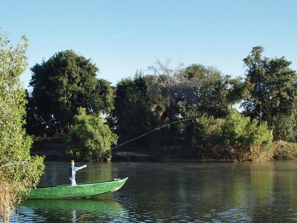 Sindabezi  Island Camp - canoe + fishing